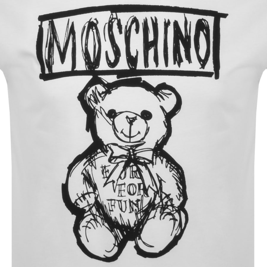 Moschino White Cotton T shirt